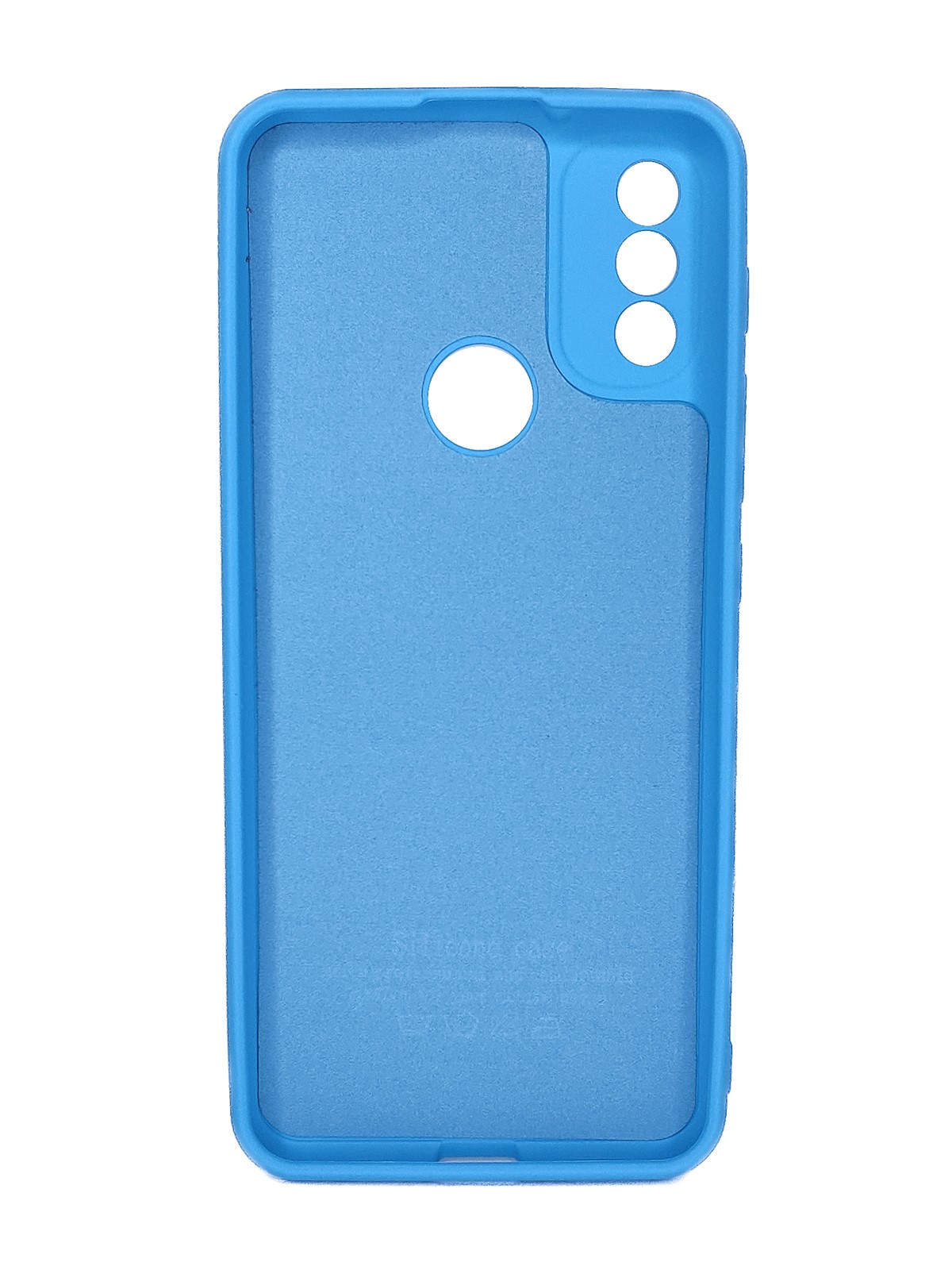 Protectores para celular  para Motorola  Moto E20 Funda de silicona con felpa Celeste